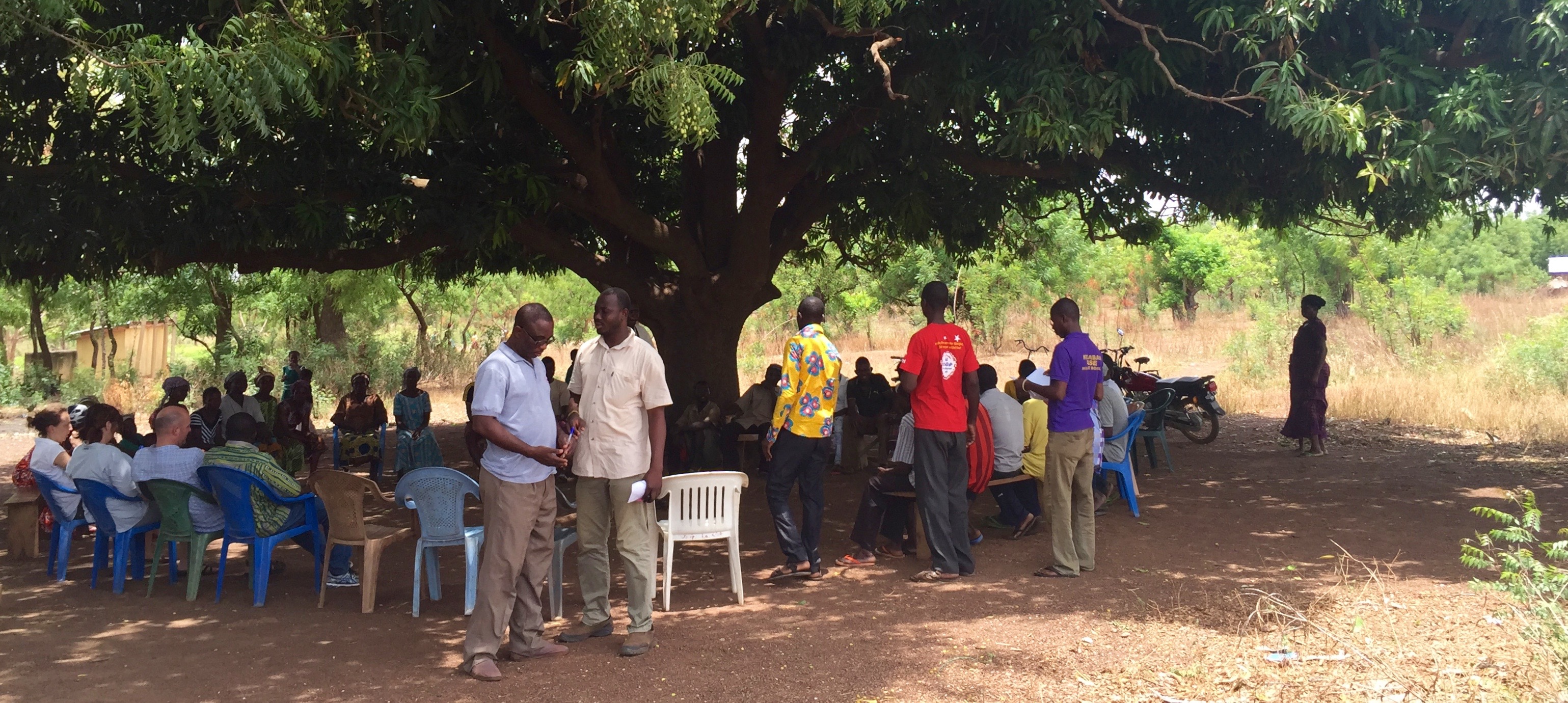 Community Meeting in Ghana